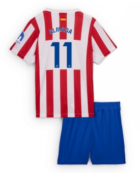 Atletico Madrid Thiago Almada #11 Maglia Gara Casa Repliche 2025-26 Bambino Maniche Corte